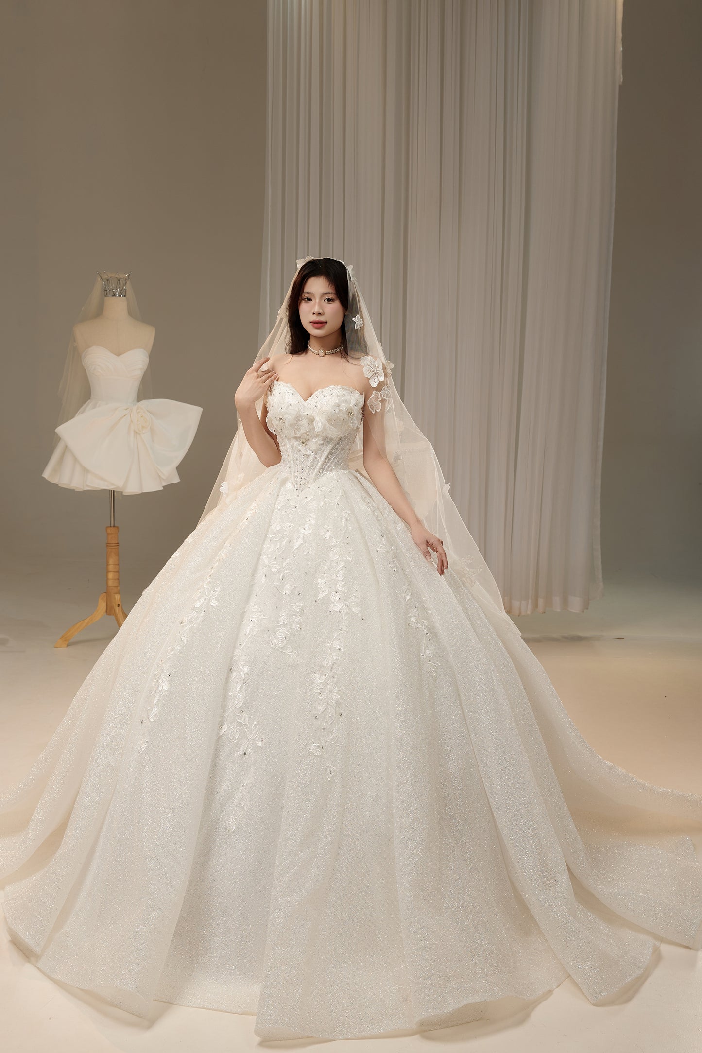 Luminous Whisper Gown