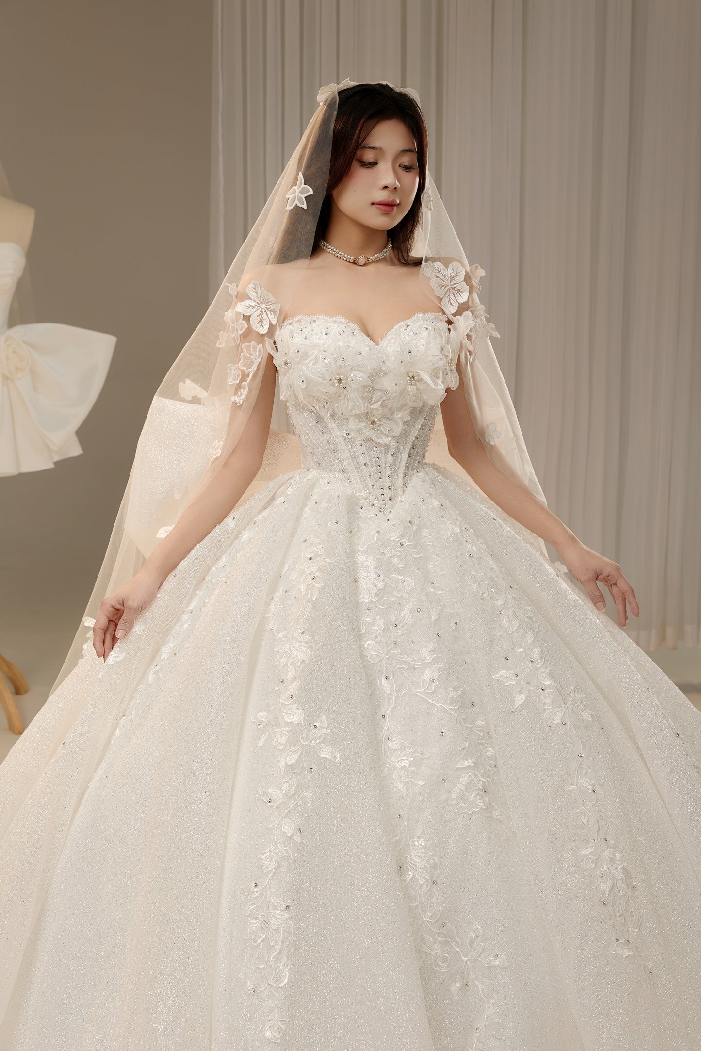 Luminous Whisper Gown