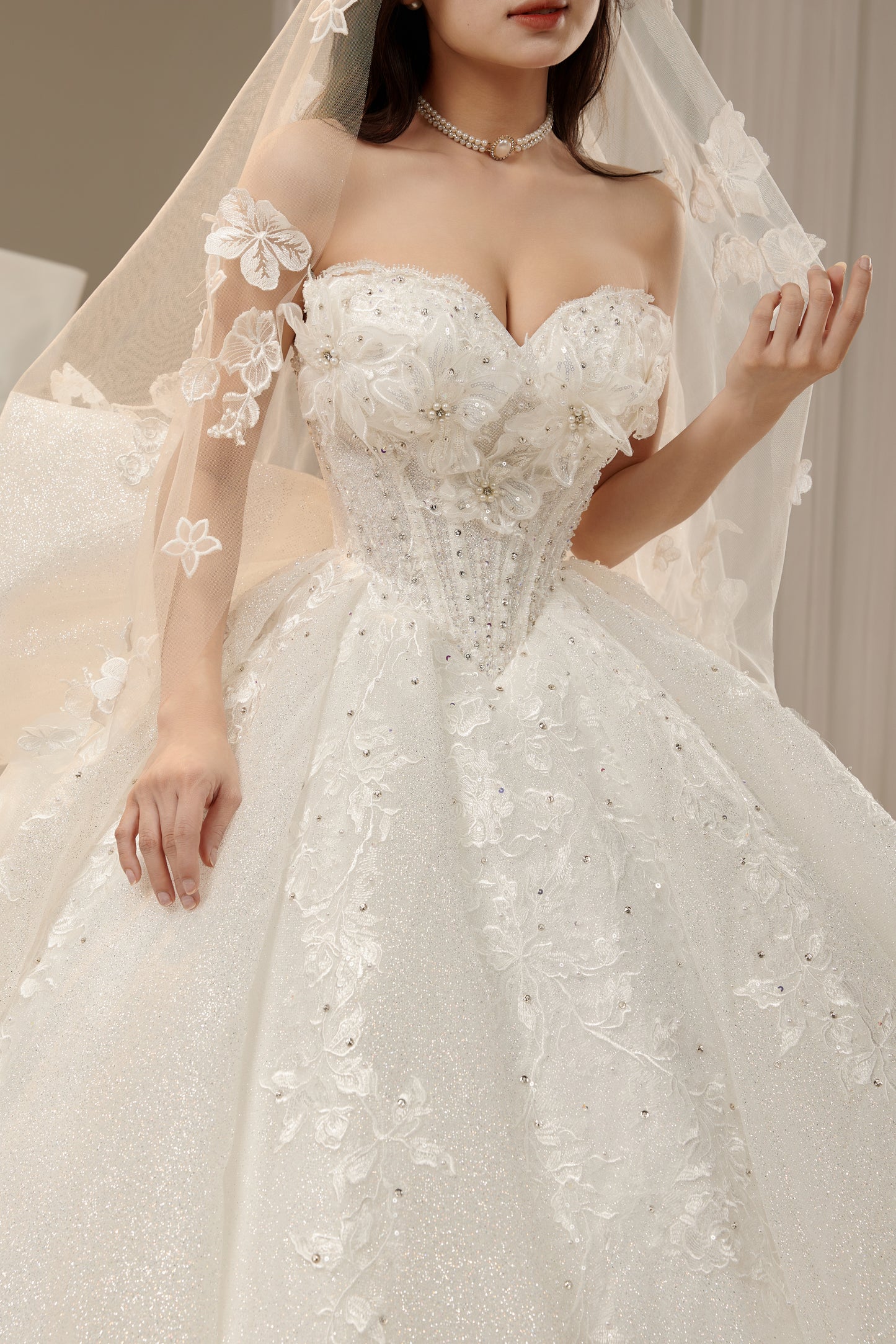 Luminous Whisper Gown